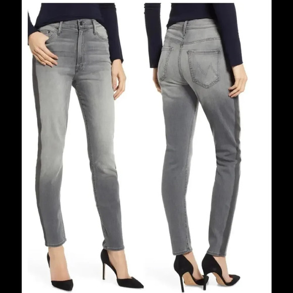 MOTHER Denim The Swooner Supermoon Stripe size 24 - Picture 1 of 7